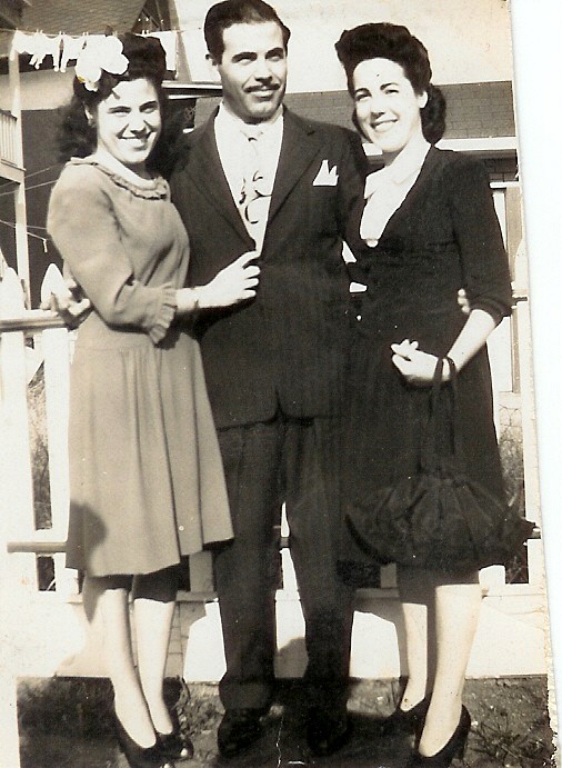 Rose, Pat, and Ann Nardi (1940's)